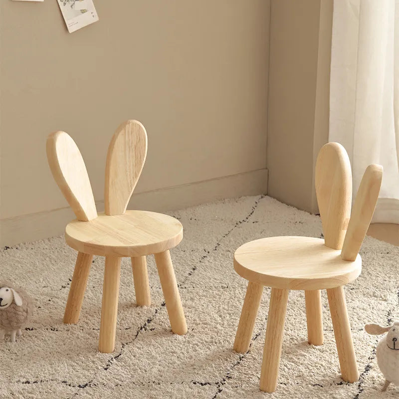 Solid Wood Childrens Small Chair