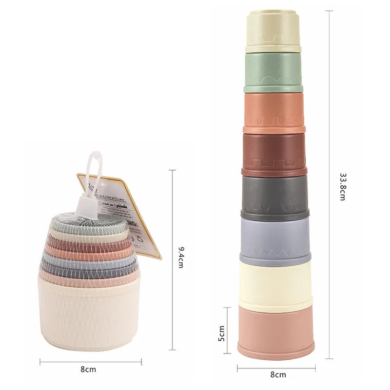 Montessori  Baby Stacking Cup Toys